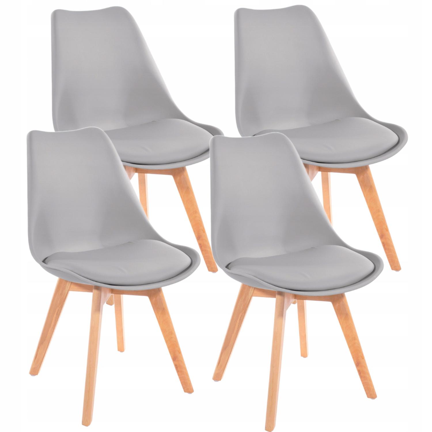 PACK 4 TULIP GRIS ACOLCHADAS | DISEÑO MODERNO - 1