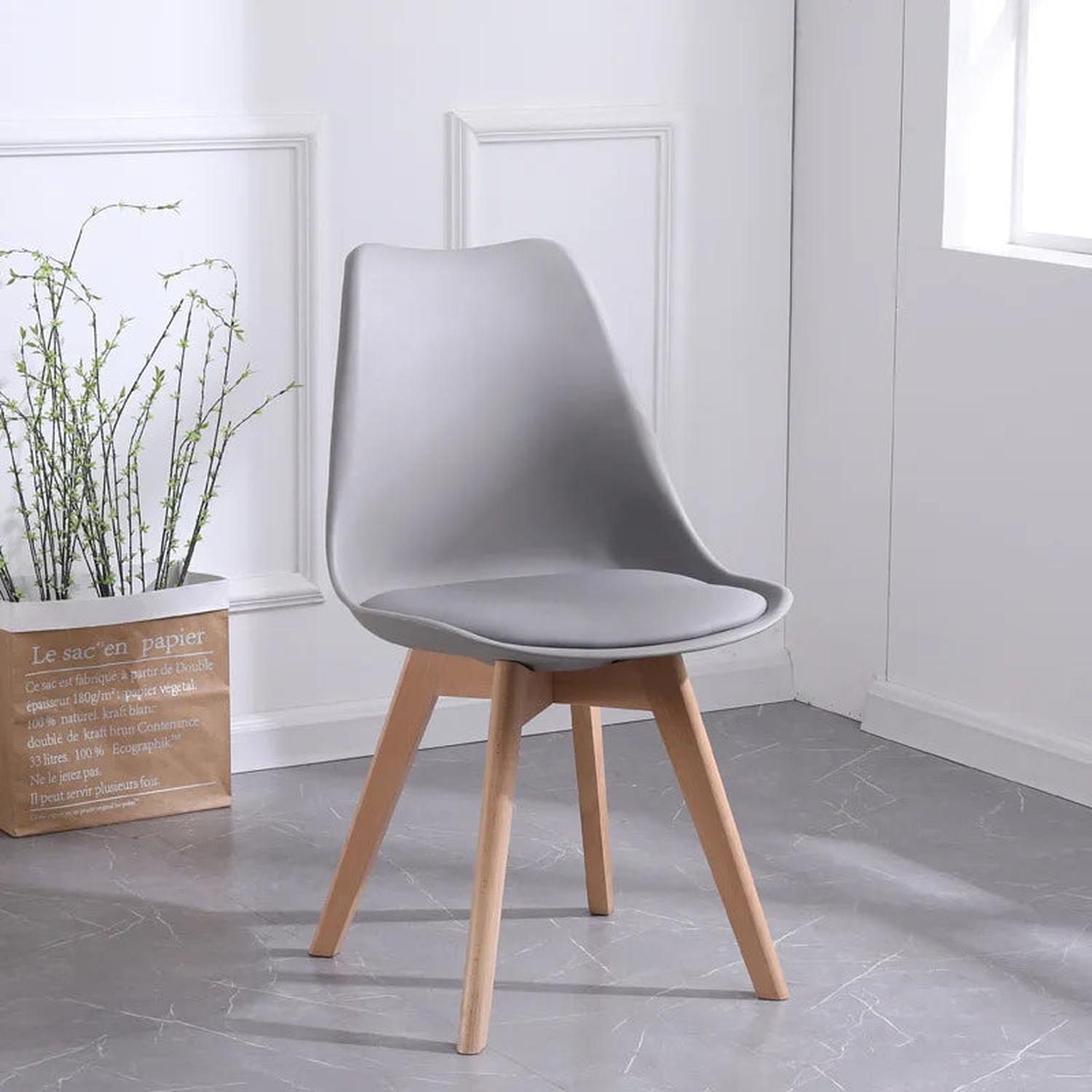 PACK 4 TULIP GRIS ACOLCHADAS | DISEÑO MODERNO - 2