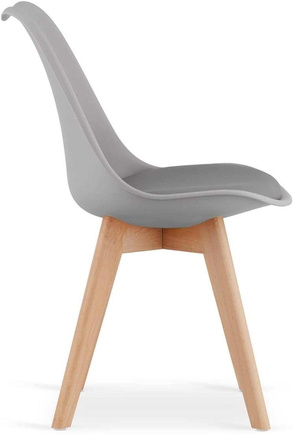 PACK 4 TULIP GRIS ACOLCHADAS | DISEÑO MODERNO - 4