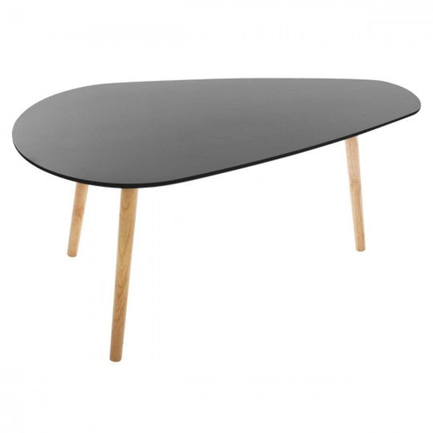 MESA CENTRO PANDALINO TRINA DISEÑO MODERNO Y ELEGANTE FORMA GOTA - 1