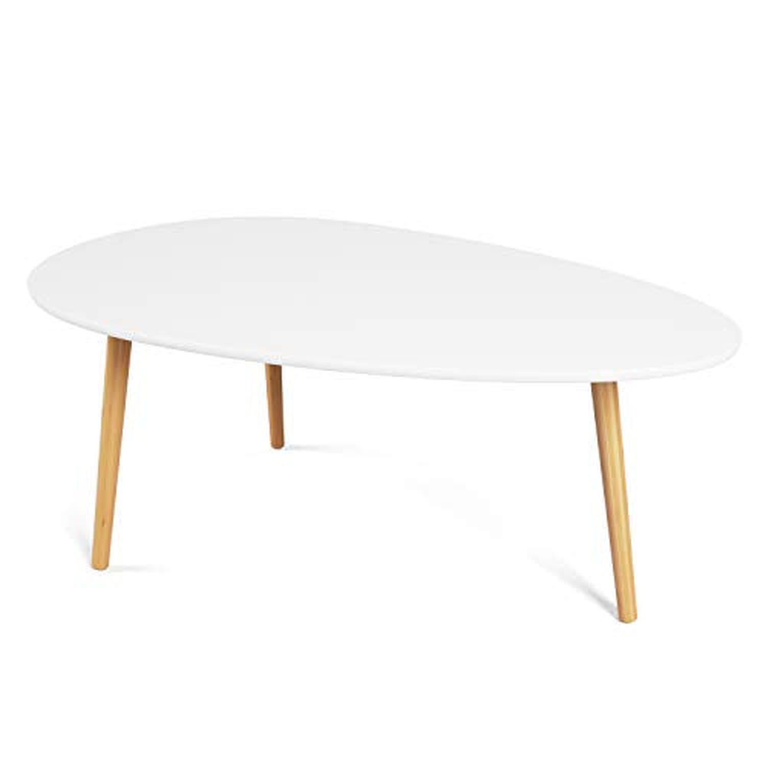 MESA CENTRO PANDALINO TRINA DISEÑO MODERNO Y ELEGANTE FORMA GOTA - 5