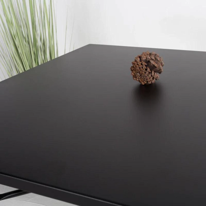 MESA PANDALINO TOLIX CUADRADA NEGRO 80X80CM INDUSTRIAL COMEDOR EXTERIOR - 4