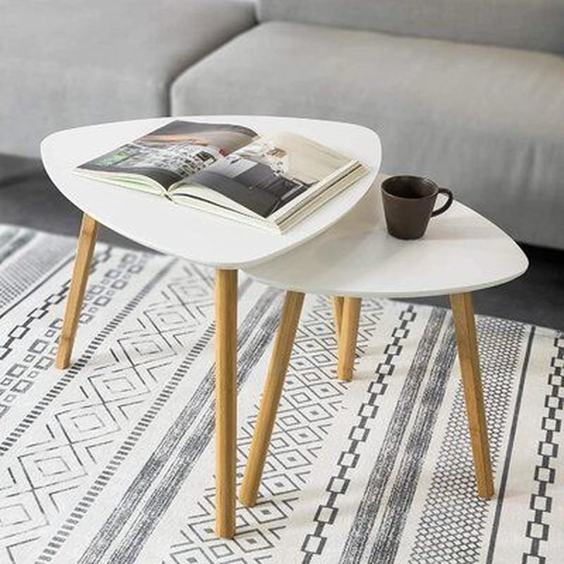 SET 2 MESAS AUXILIARES PANDALINO ELIS DISENO NORDICO MINIMALISTA