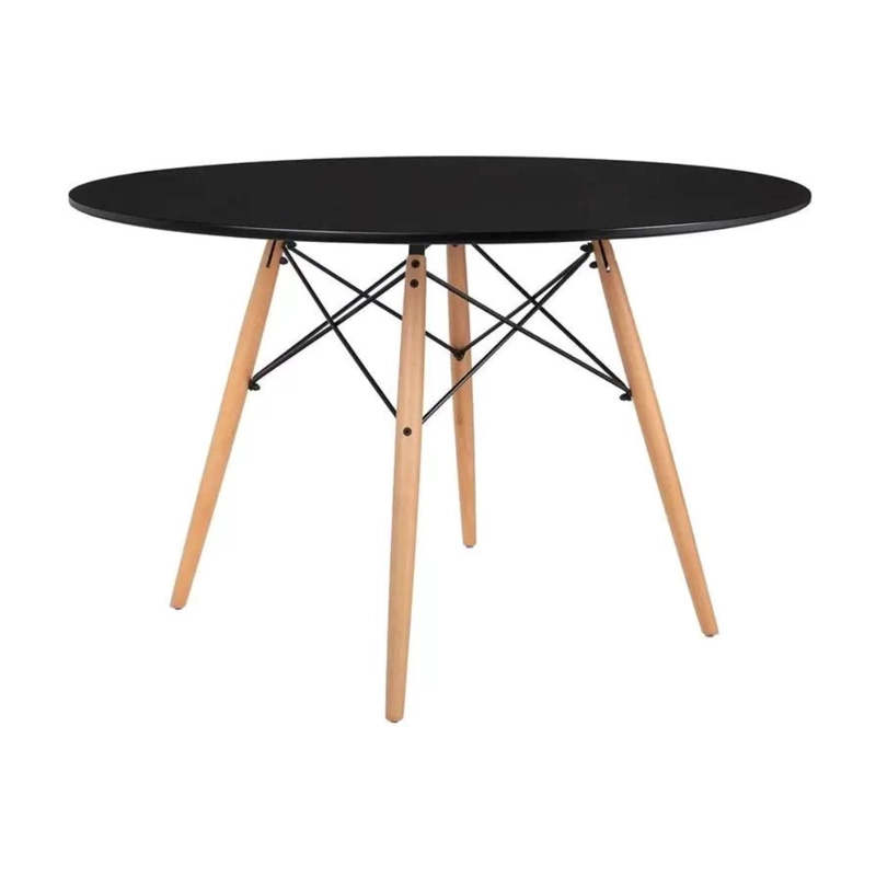 MESA PANDALINO REDONDA ESTELA 100CM COMEDOR OFICINA - 1