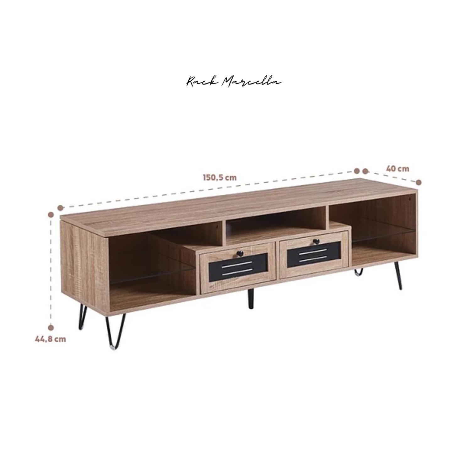 RACK PANDALINO CAFE MARCELLA SOPORTE TV 50" - 7