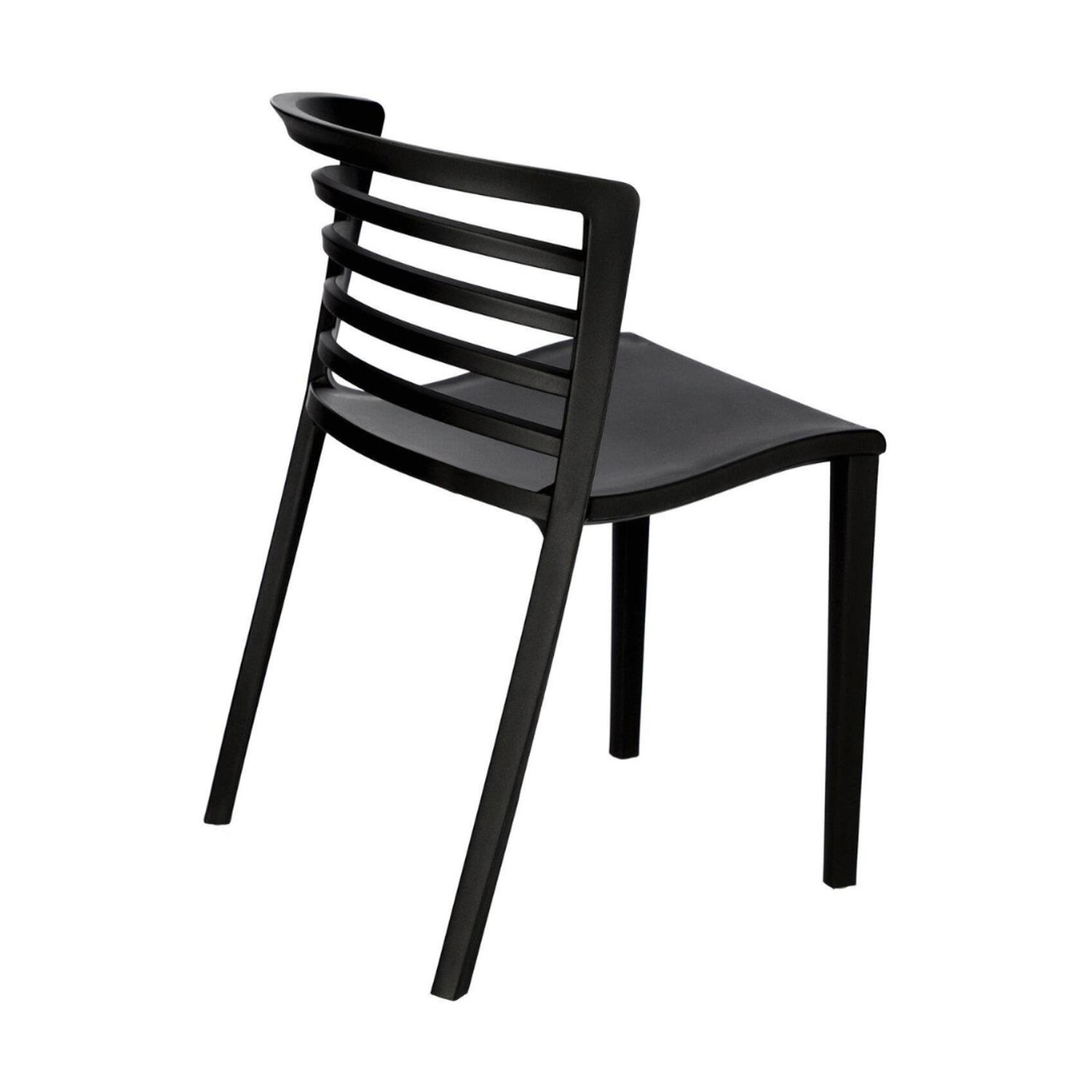 PACK PANDALINO NEGRO 4 SILLAS ALPES NEGRAS RESISTENTE INTERIOR Y EXTERIOR - 9