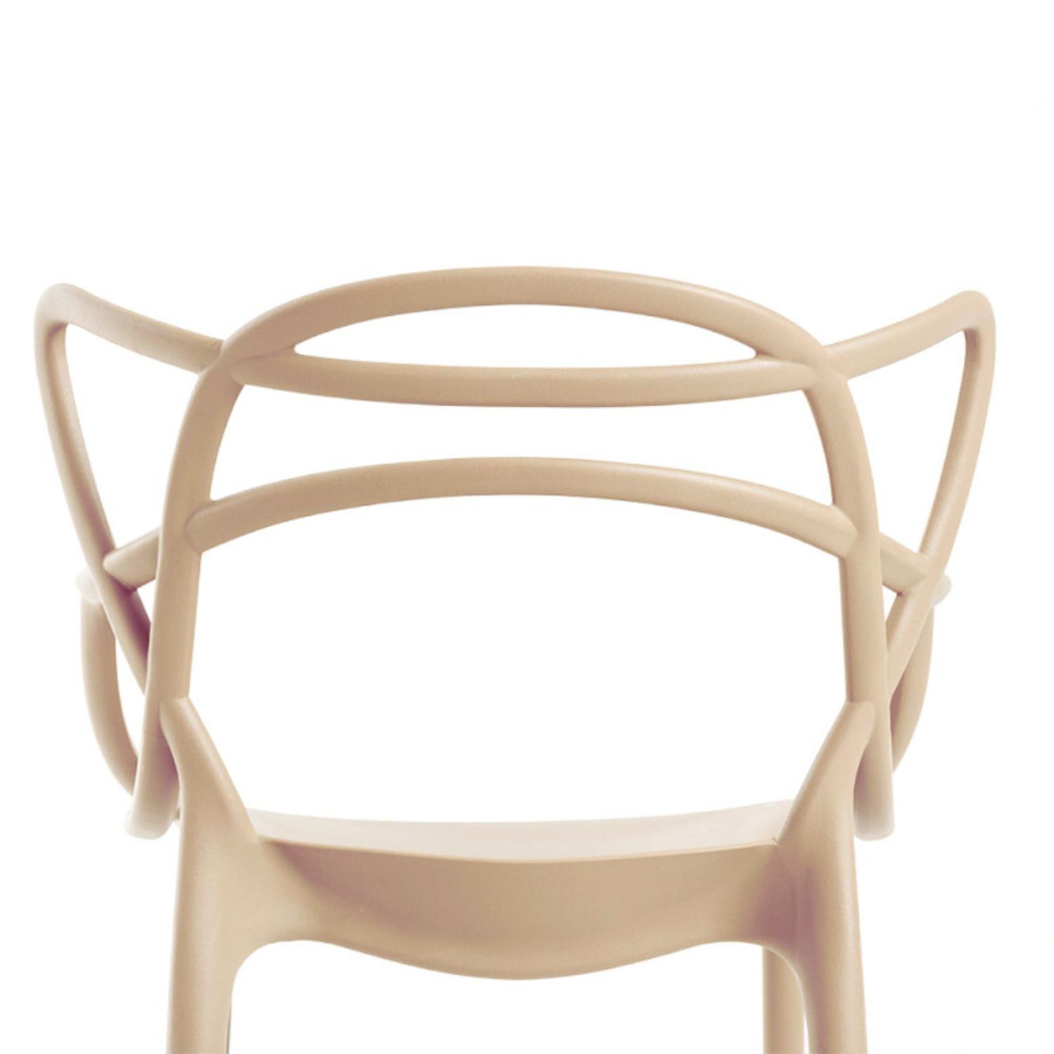 PACK 4 SILLAS BEIGE MASTERS | IDEAL TERRAZA Y INTERIOR - 5