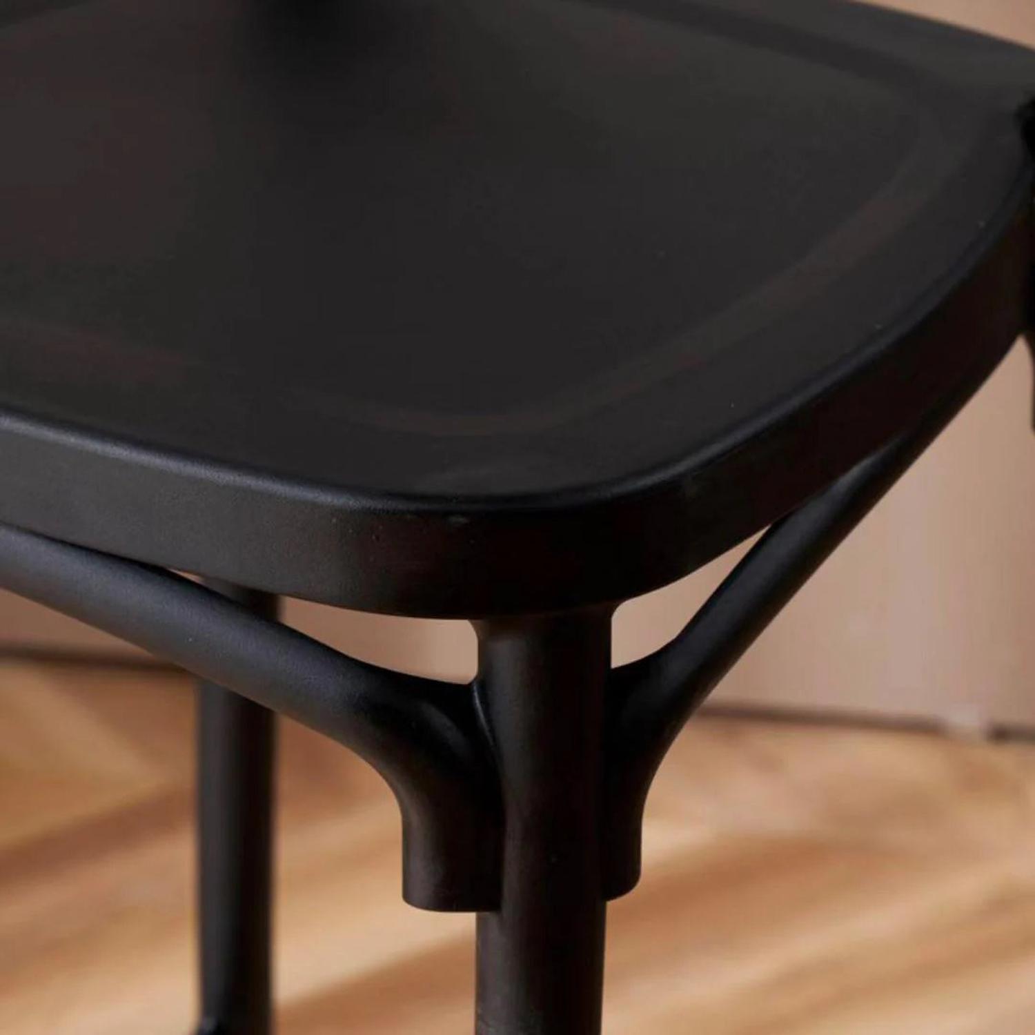 PACK 2 TABURETES CROSSBACK NEGRO 65 CM| DISEÑO MODERNO Y COMODO - 5