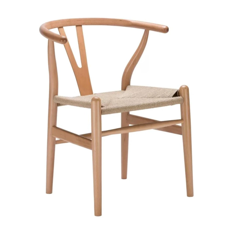 PACK PANDALINO CAFE 2 SILLA WISHBONE NÓRDICA MADERA NATURAL - 6