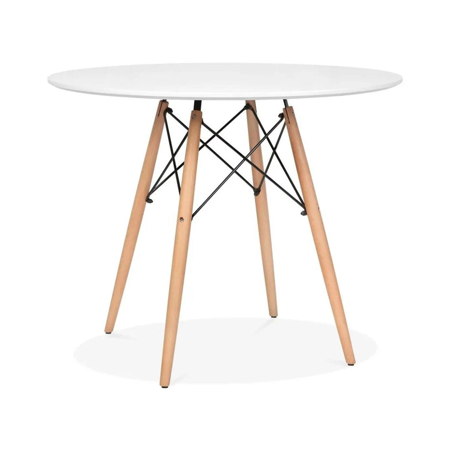 COMEDOR MODERNO MESA ESTELA 80CM + 2 SILLAS TULIP | DISEÑO NORDICO - 5