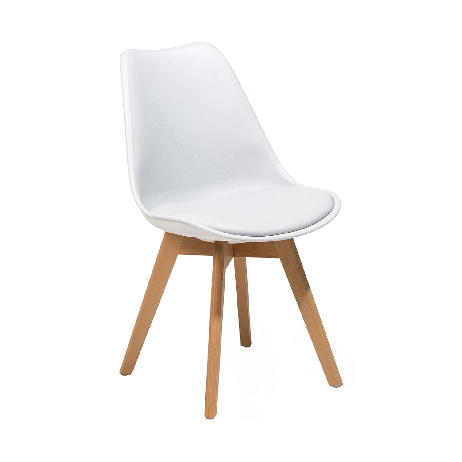 COMEDOR MODERNO MESA ESTELA 80CM + 2 SILLAS TULIP | DISEÑO NORDICO - 6