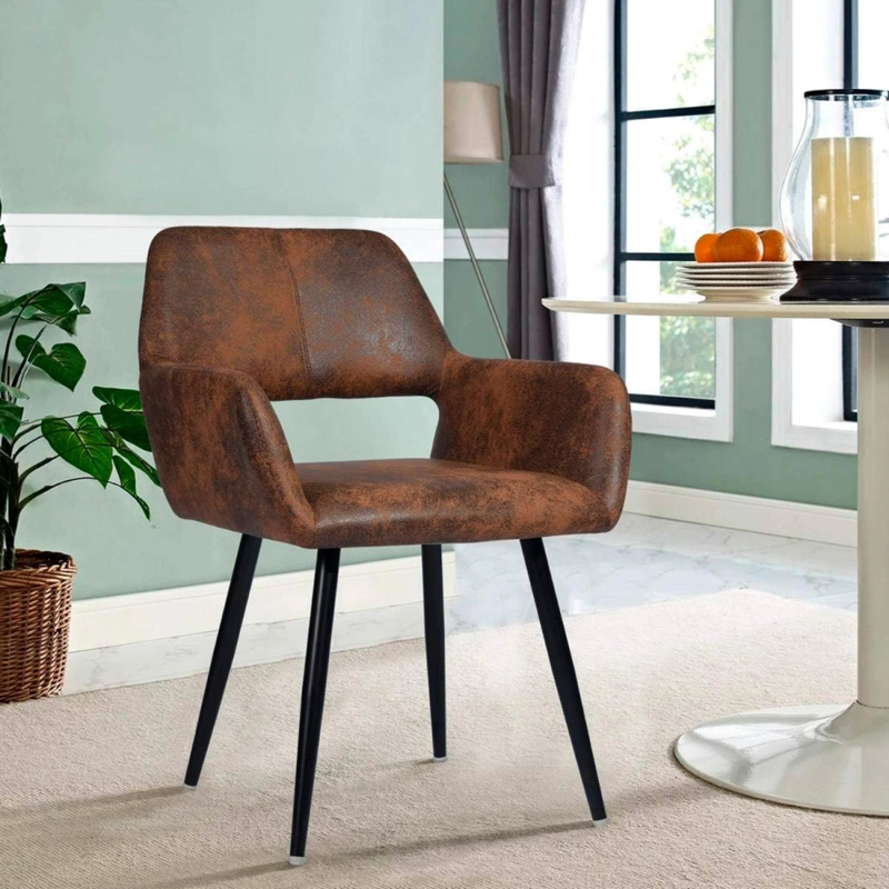 PACK 2 BUTACA SITIAL BURGOS | ECOCUERO CAFE  | COMODA Y ELEGANTE - 5