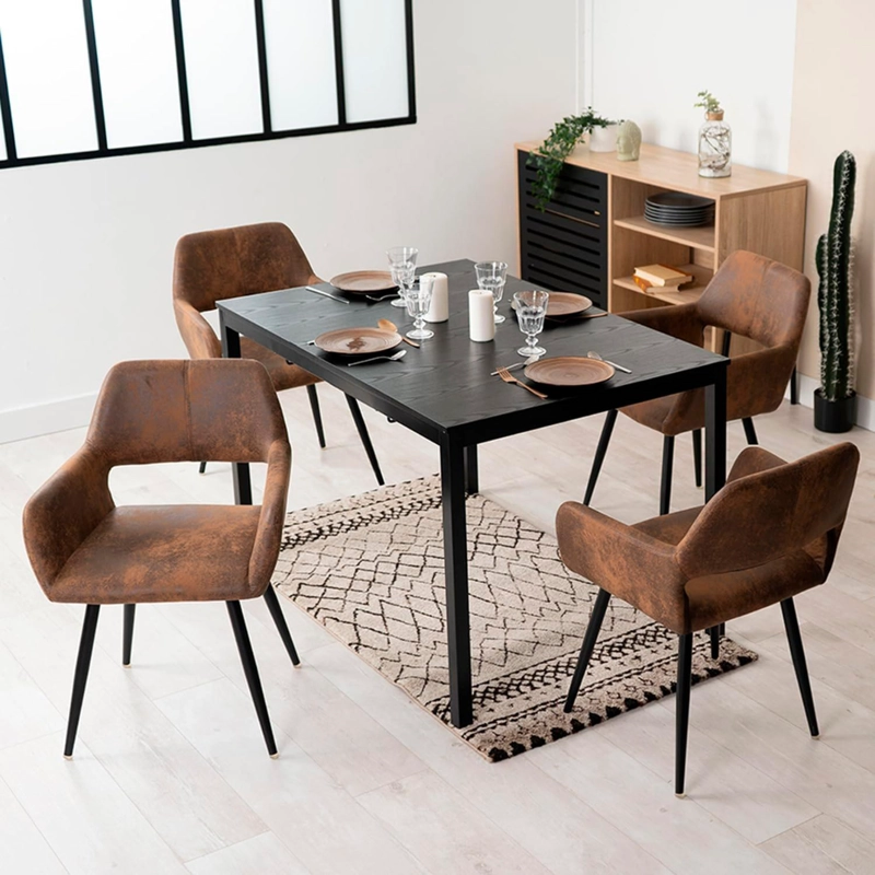 PACK 2 BUTACA SITIAL BURGOS | ECOCUERO CAFE  | COMODA Y ELEGANTE - 6
