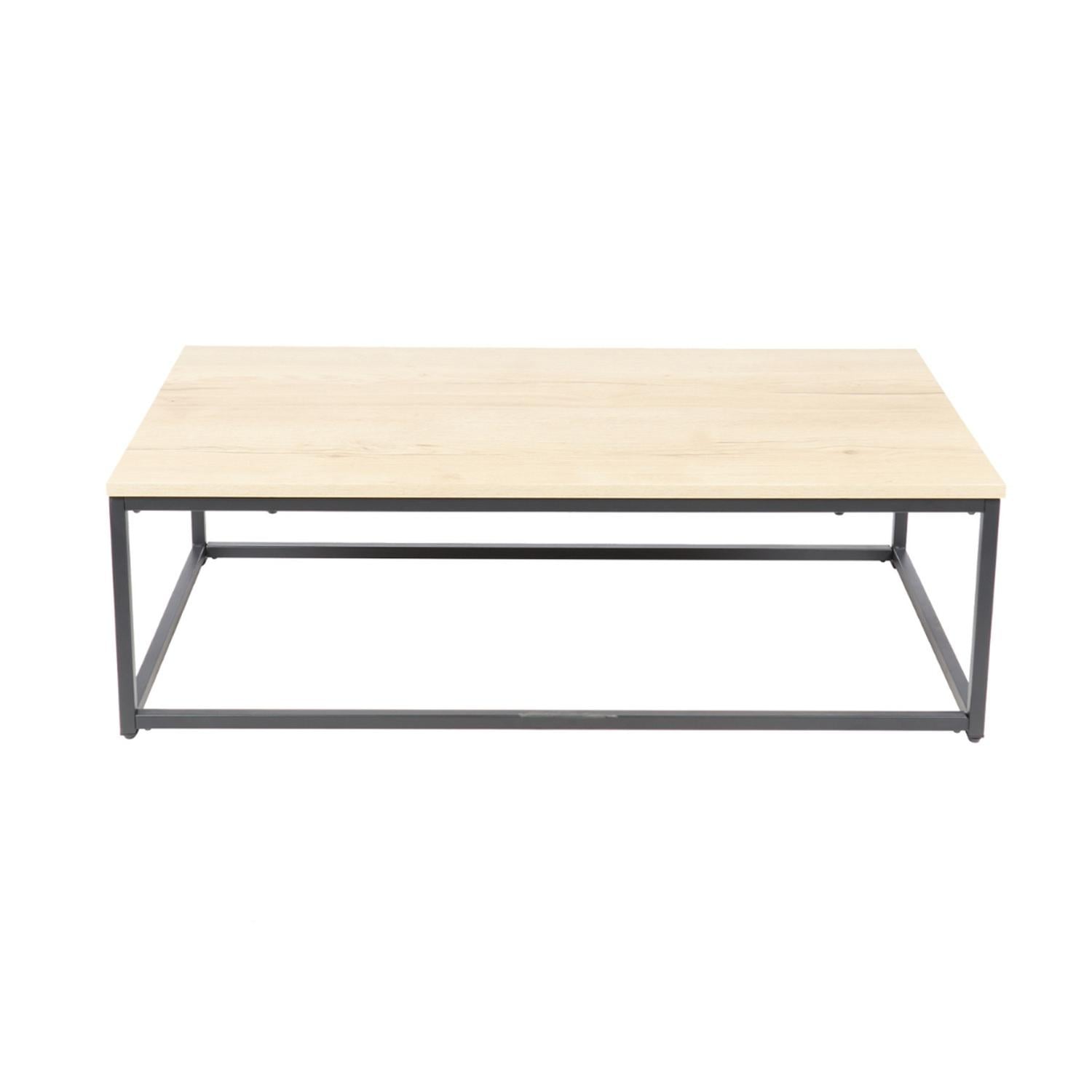 MESA DE CENTRO CAMEL | MADERA NATURAL, DISEÑO MINIMALISTA - 2