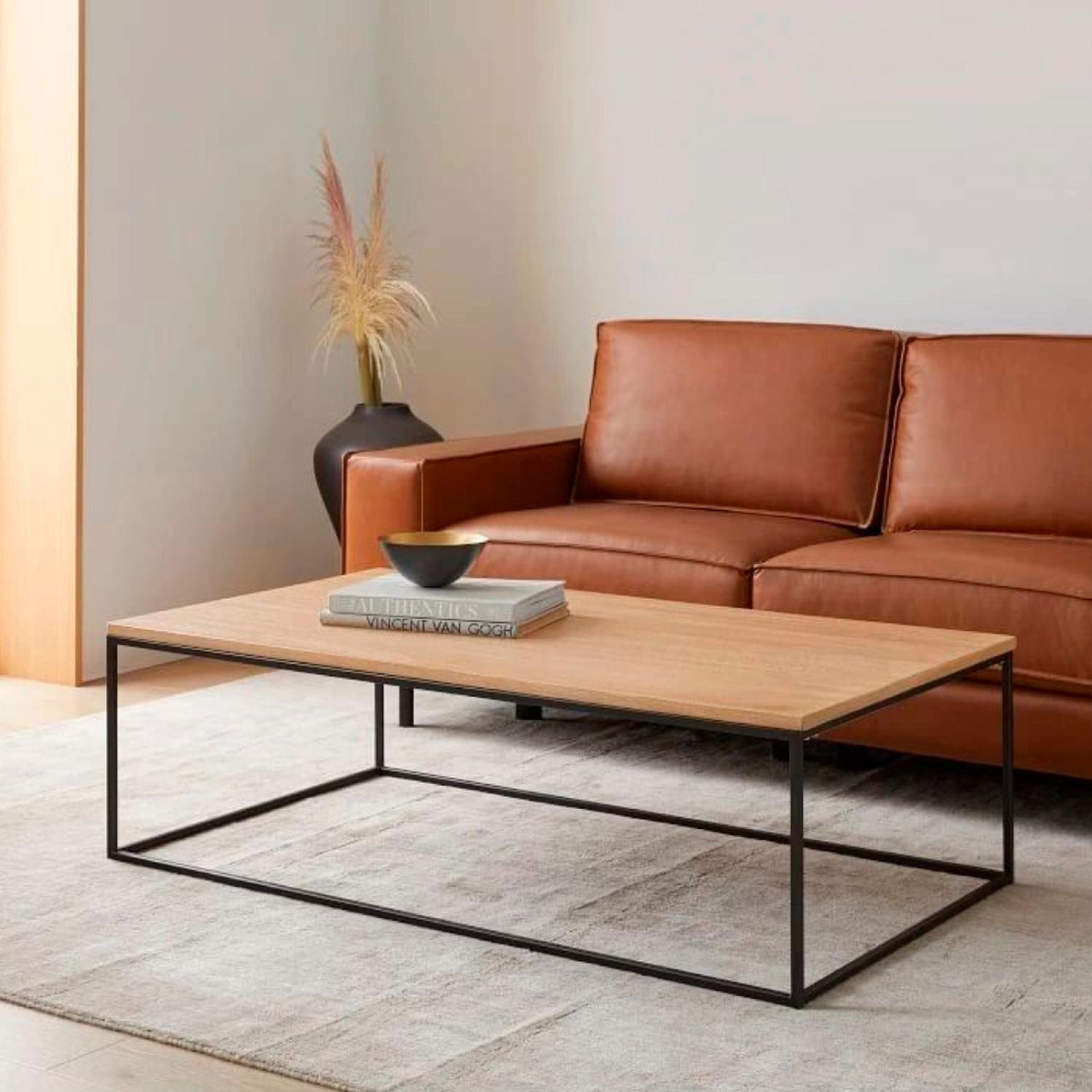 MESA DE CENTRO CAMEL | MADERA NATURAL, DISEÑO MINIMALISTA - 4