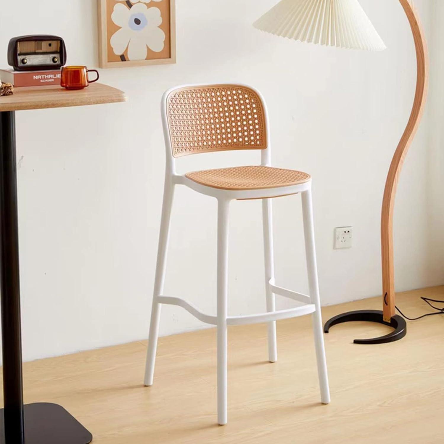 PACK 4 TABURETE MONTANA BLANCO 65 CM | MODERNO & APILABLE - 2