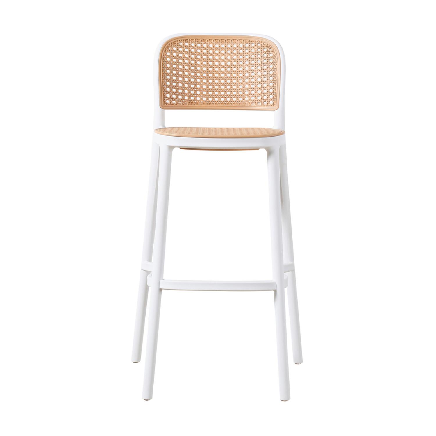 PACK 2 TABURETE MONTANA BLANCO 65CM | RATTAN SINTE TICO, EXTERIOR - 6