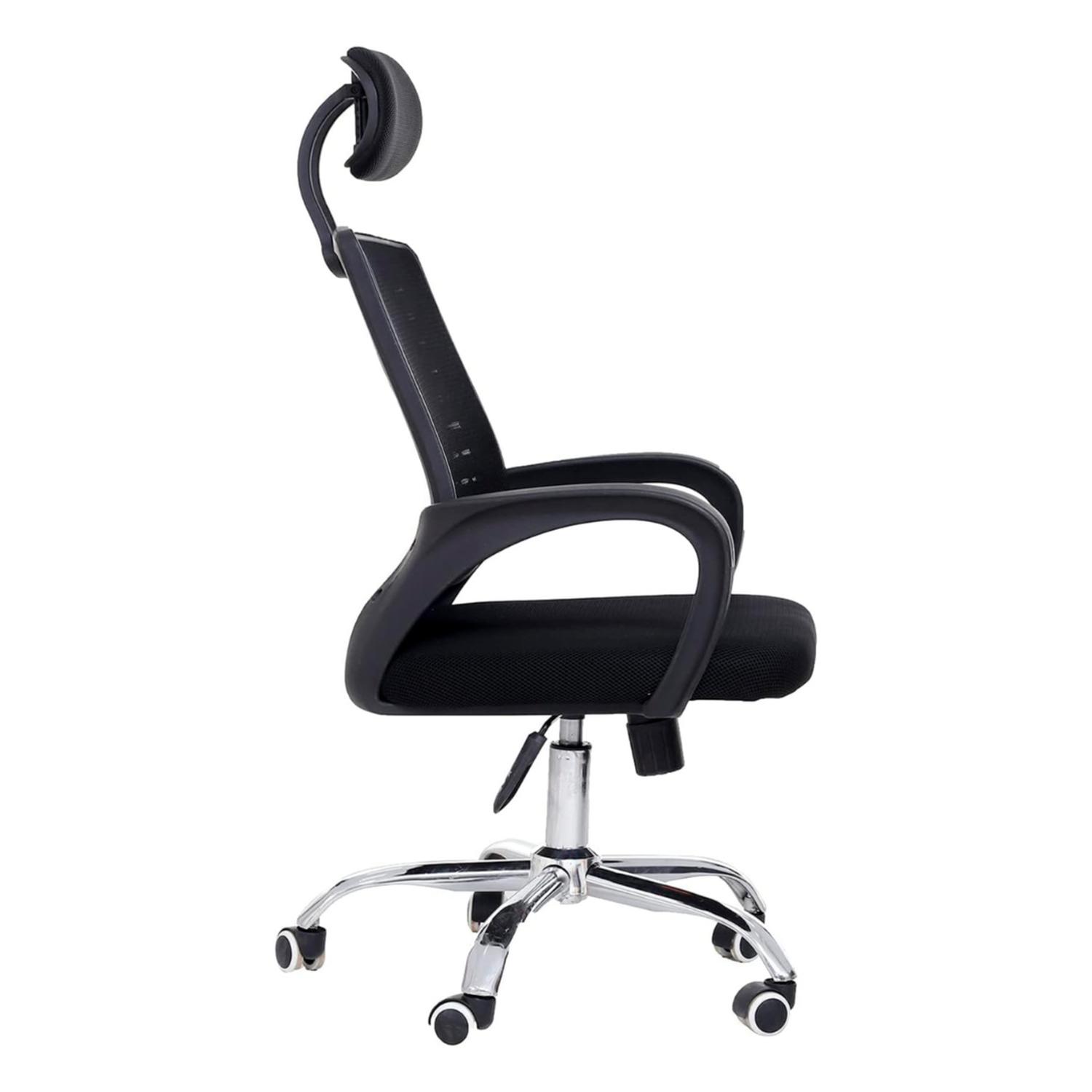 SILLA OFICINA NEO NEGRA | APOYABRAZOS Y CABECERA AJUSTABLES - 5