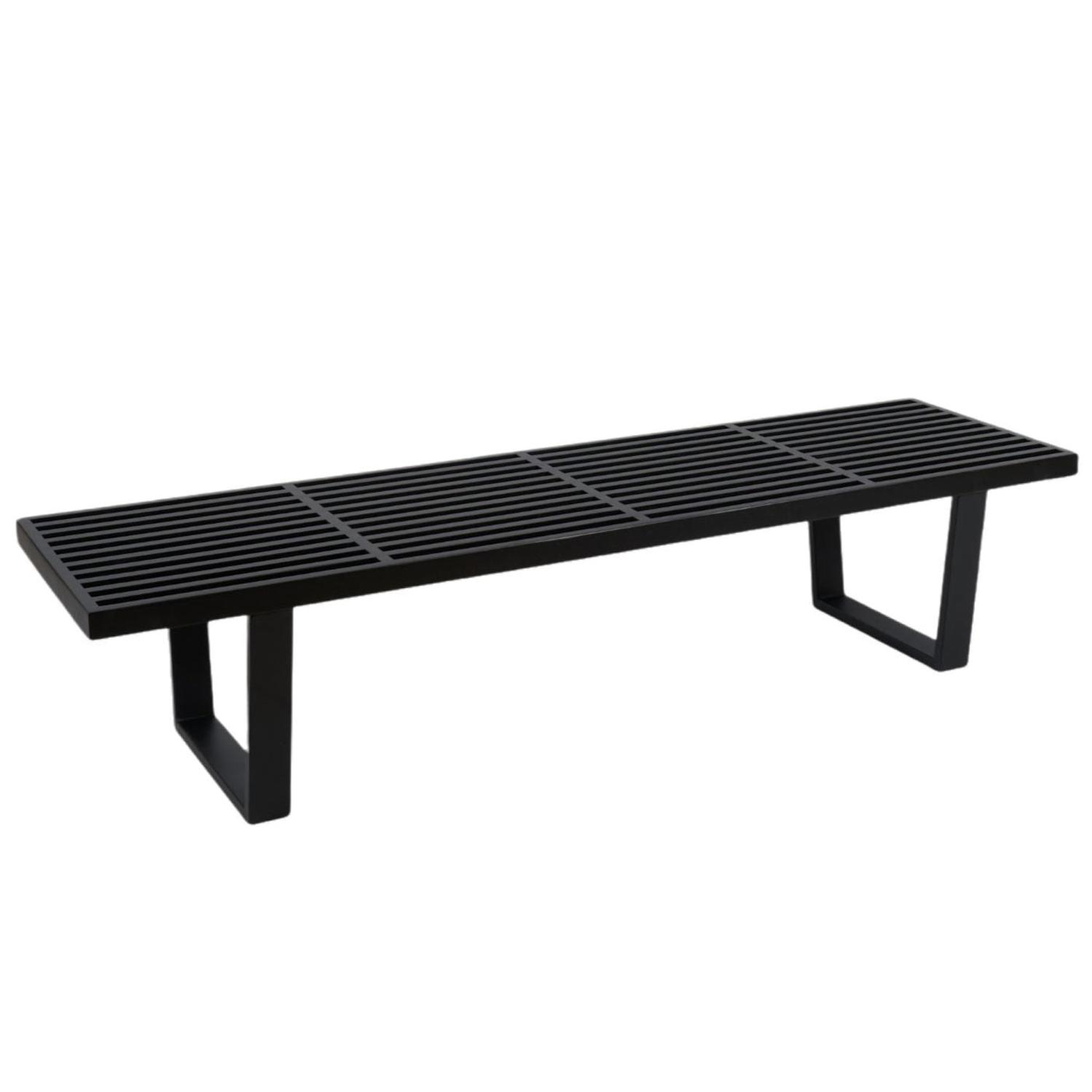BANQUETA BAENA NEGRA | MADERA FRESNO | VERSATIL Y ELEGANTE - 1