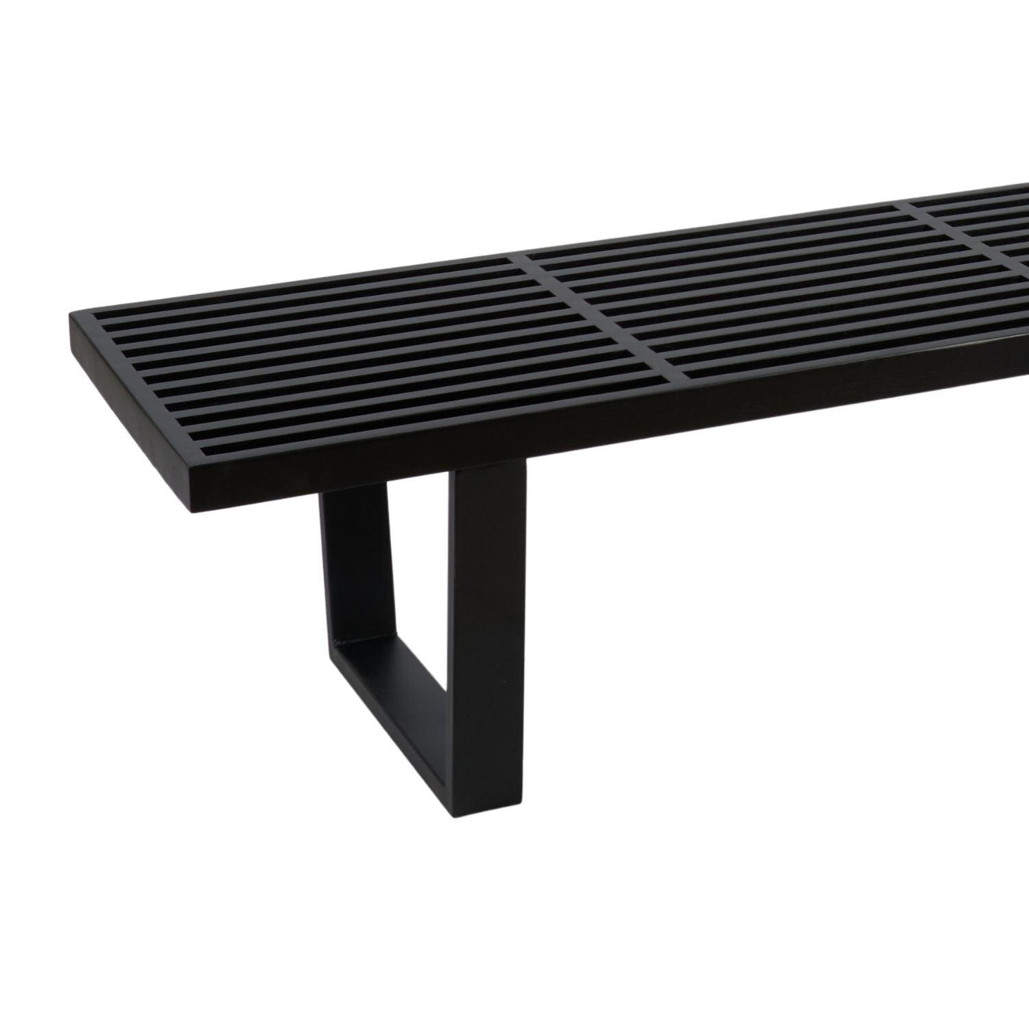 BANQUETA BAENA NEGRA | MADERA FRESNO | VERSATIL Y ELEGANTE - 5