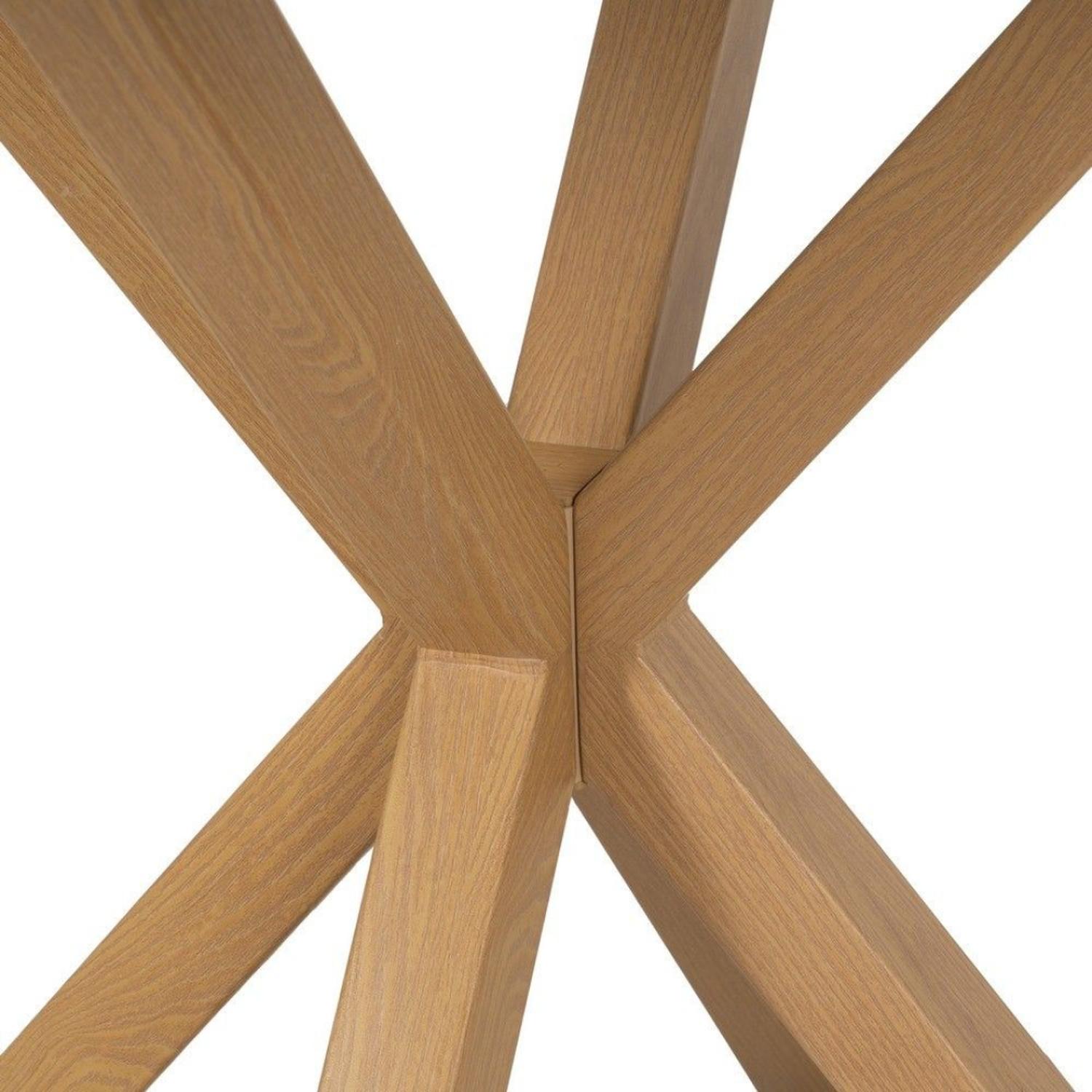 MESA REDONDA EQUIZ WOOD 120CM | COMEDOR U OFICINA - 4