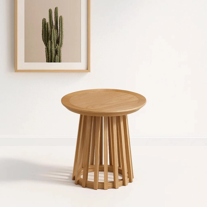 MESA DE CENTRO / LATERAL REDONDA KONNA D50 CM - 4