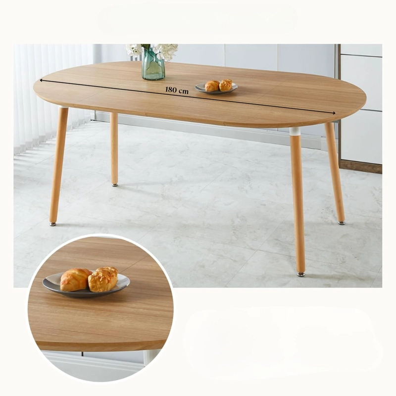 MESA EXTENSIBLE BAYONA WOOD | 100CM A 180CM - 3