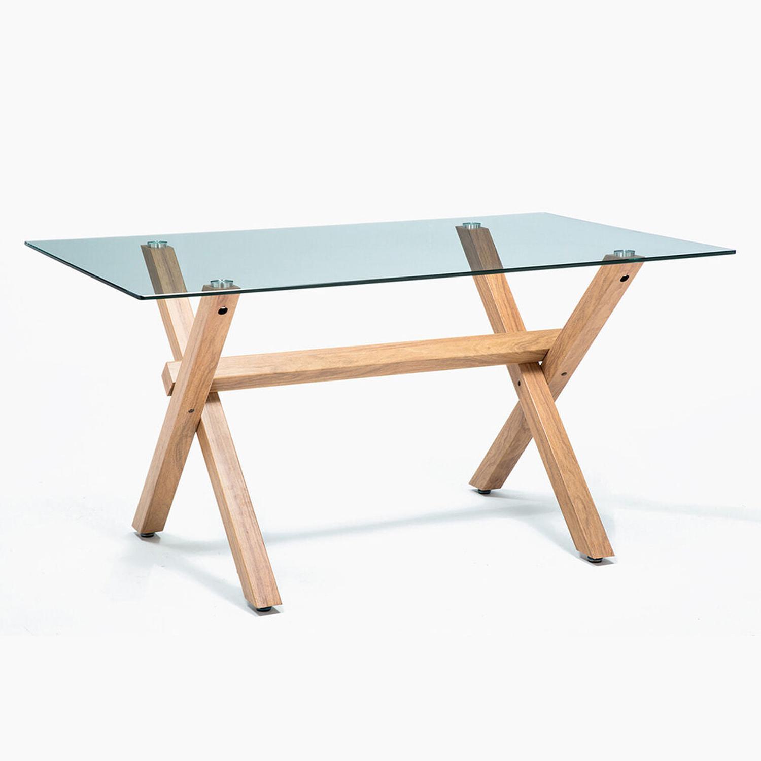MESA RECTANGULAR XINIA 120X80 CM | VIDRIO TEMPLADO - 2