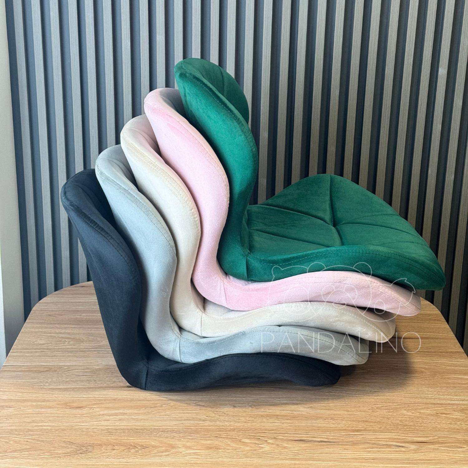 SILLA OFICINA ESCRITORIO RUBIK | GIRATORIA| ERGONOMICA | FELPA ROSADO - 4
