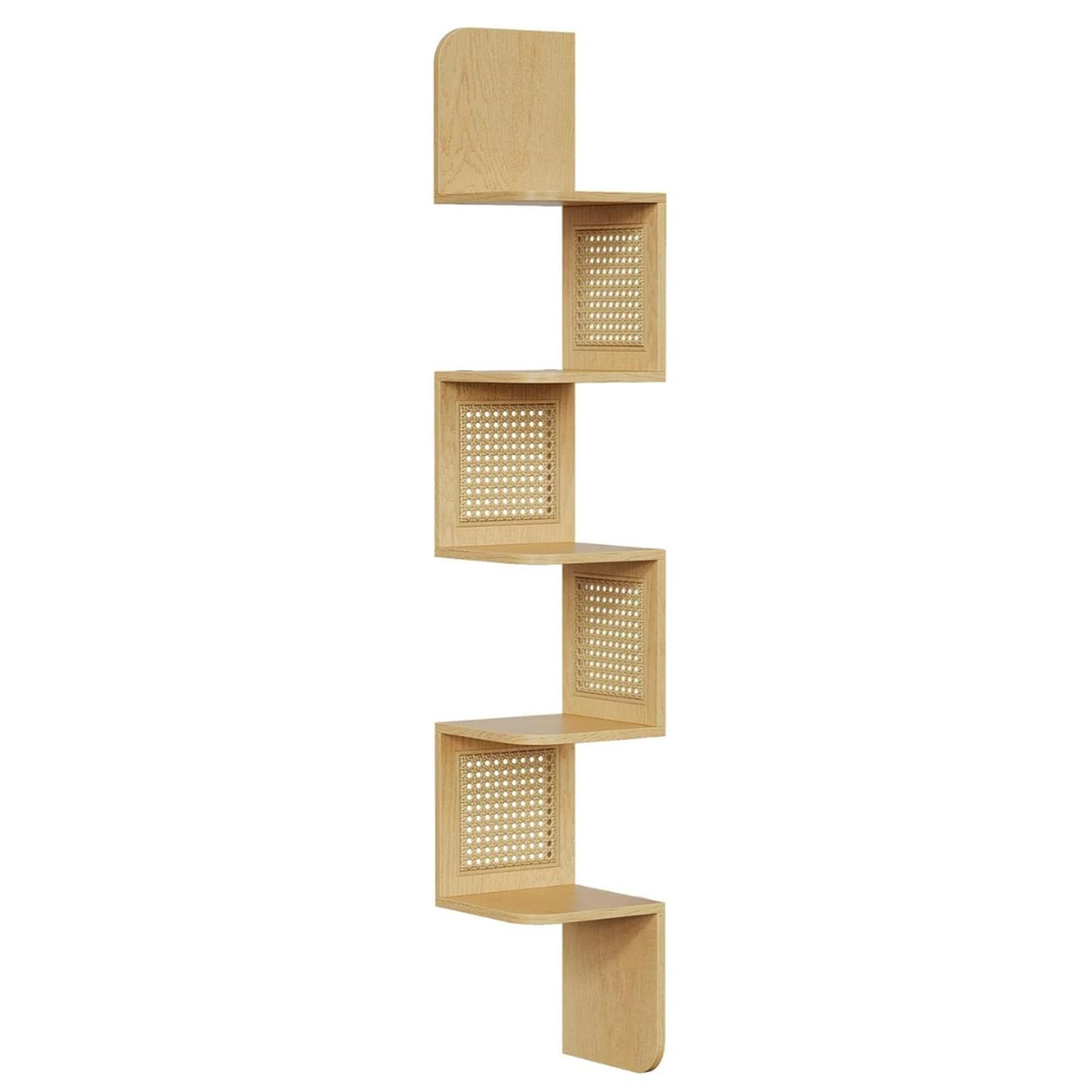 ESTANTE ESQUINERO VIGA | ESTILO RATTAN - 5