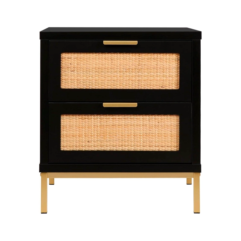 PACK 2 VELADORES MATILDE NEGRO | DISEÑO MINIMALISTA | 2 CAJONES - 3