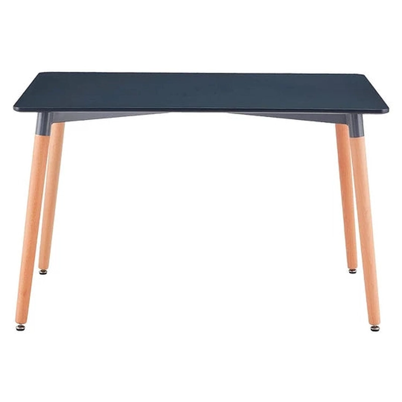 COMEDOR MESA RECTANGULAR BRUNELL 120X80 NEGRA + 4 SILLAS TULIP NEGRA - 5