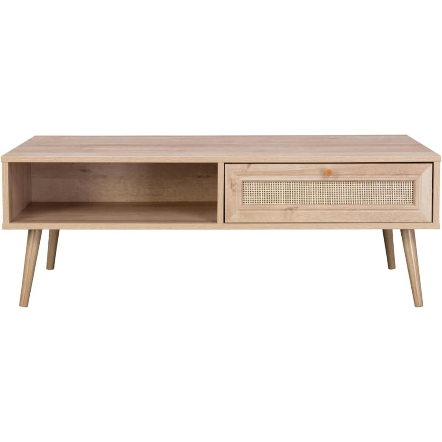 MESA CENTRO MARSHALL | RATTAN Y MADERA | ESTILO NATURAL - 3
