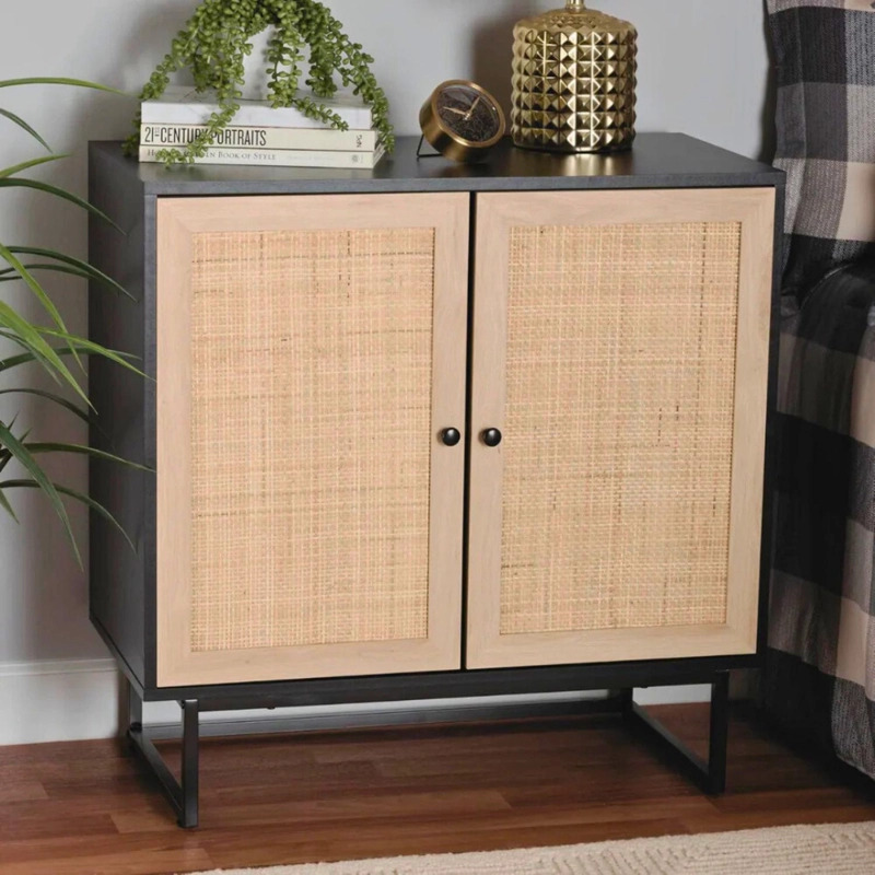 MUEBLE BUFFET MORRIL NEGRO | DISEÑO MULTIFUNCIONAL - 2