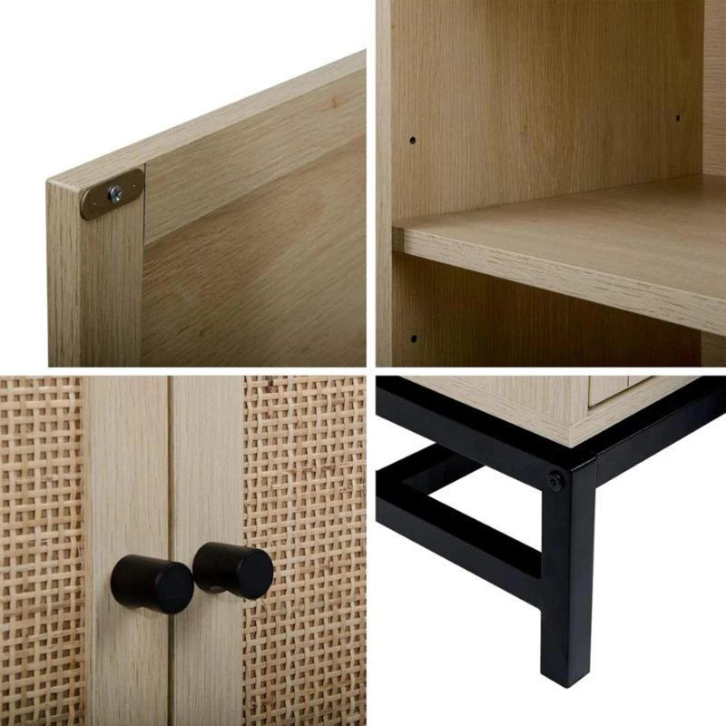 MUEBLE BUFFET MORRIL NATURAL | ALMACENAMIENTO Y ESTILO - 7