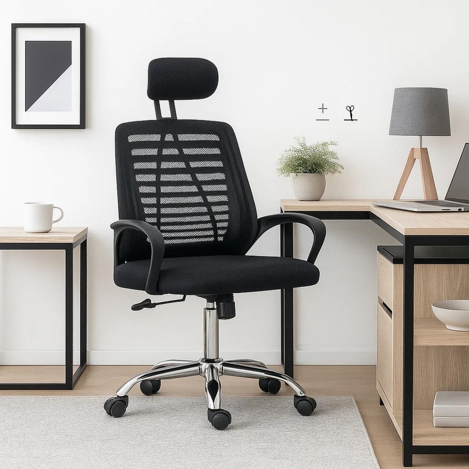 SILLA OFICINA ERGONOMICA RULER | MALLA TRANSPIRABLE Y SOPORTE LUMBAR - 2
