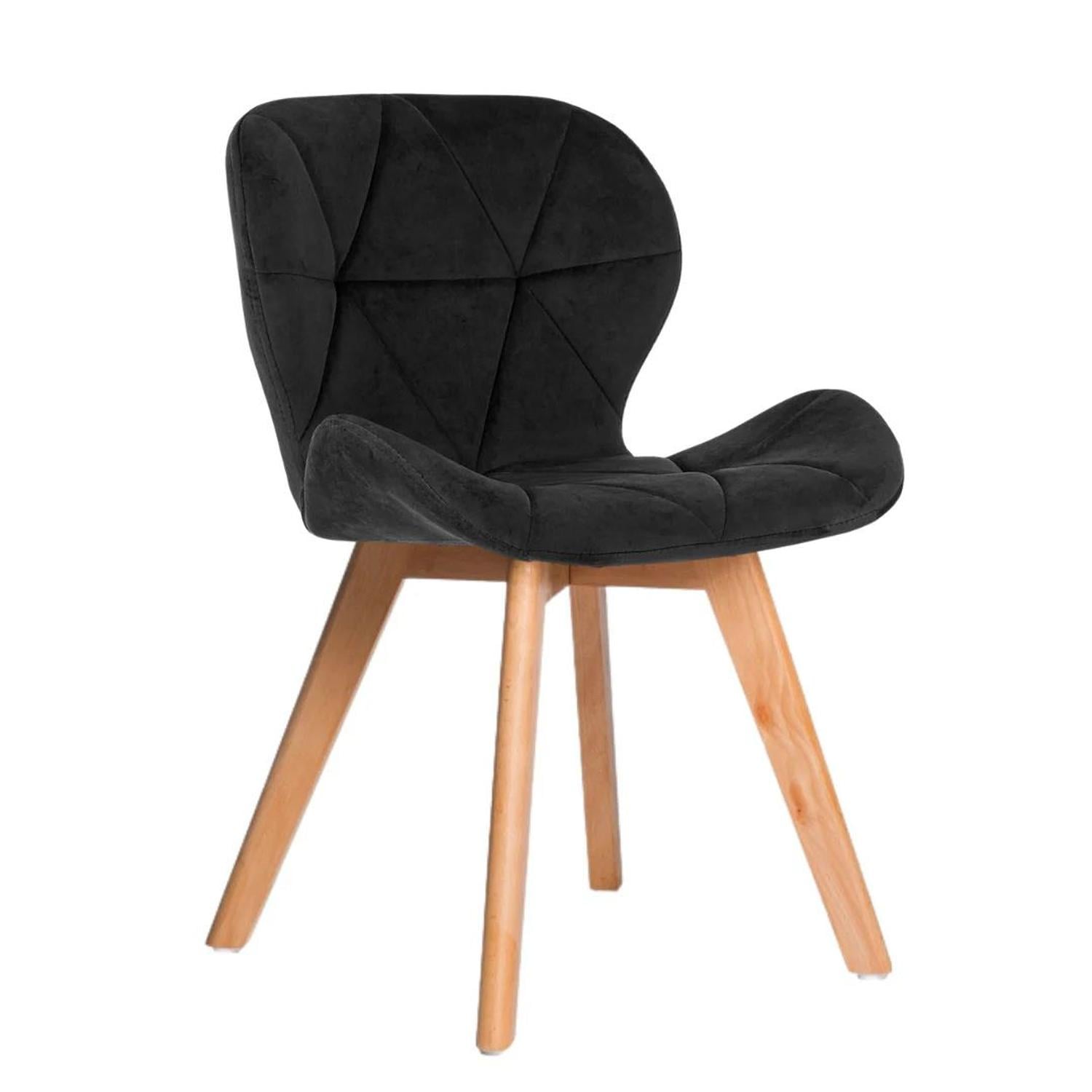 PACK 4 SILLAS RUBIK VELVET NEGRO | ELEGANCIA Y CONFORT - 2