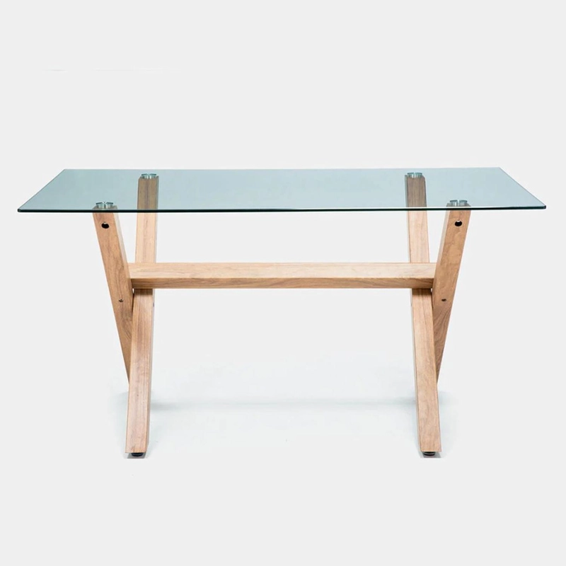 MESA RECTANGULAR XINIA 130X80 CM | VIDRIO TEMPLADO - 2