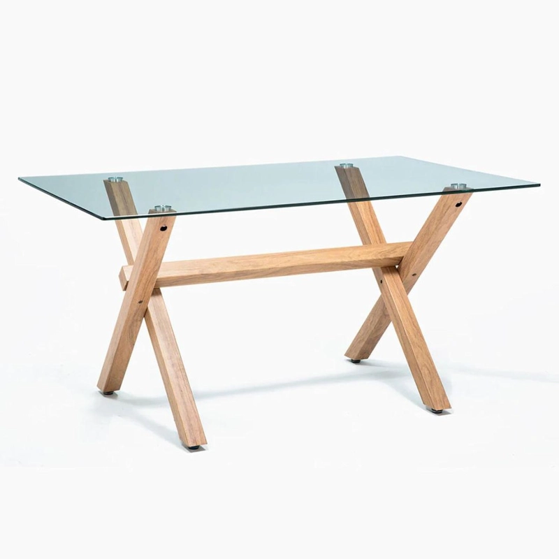 MESA RECTANGULAR XINIA 130X80 CM | VIDRIO TEMPLADO - 3