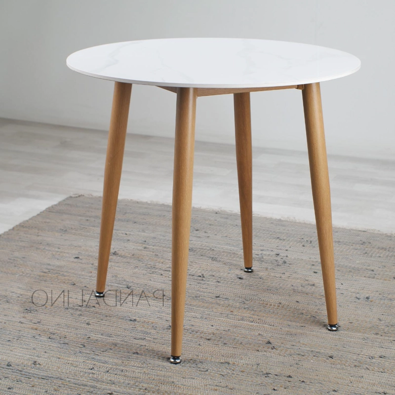 MESA REDONDA NEVADA 100 CM | DISEÑO MINIMALISTA, PIEDRA SINTERIZADA - 1