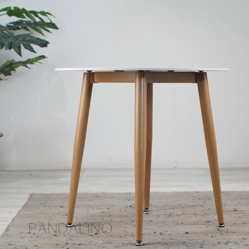 MESA REDONDA NEVADA 100 CM | DISEÑO MINIMALISTA, PIEDRA SINTERIZADA - 2