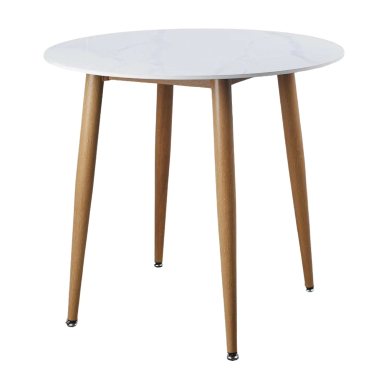 MESA REDONDA NEVADA 100 CM | DISEÑO MINIMALISTA, PIEDRA SINTERIZADA - 3
