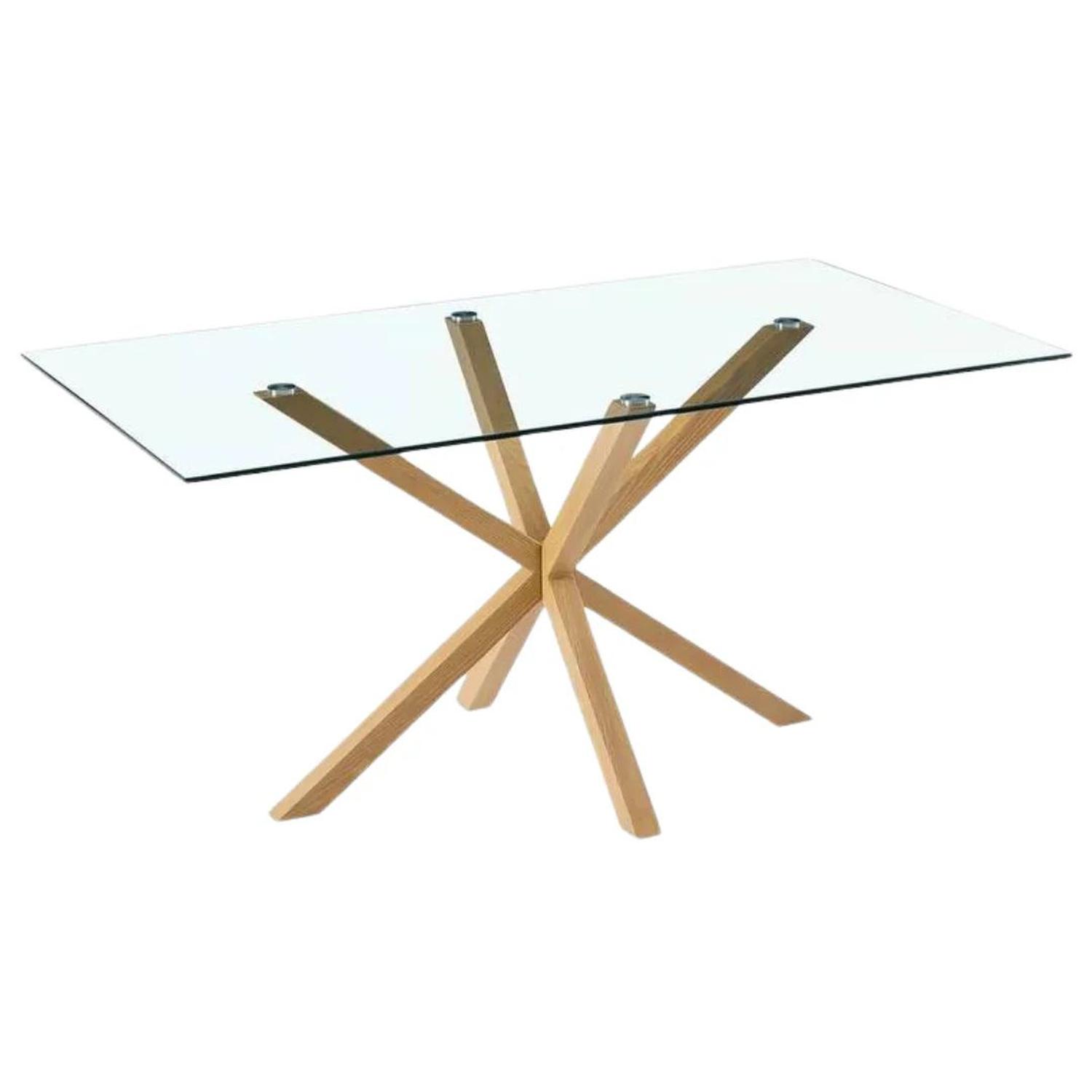 MESA RECTANGULAR GRETA 140X80 | VIDRIO TEMPLADO - 1