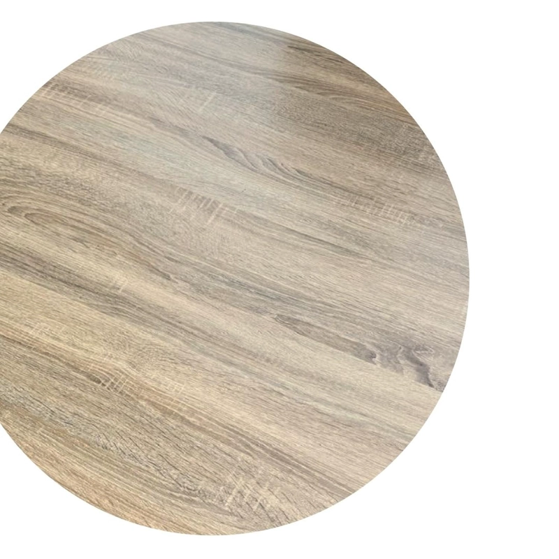 MESA REDONDA TULIP 120CM | CUBIERTA EFECTO MADERA - 2
