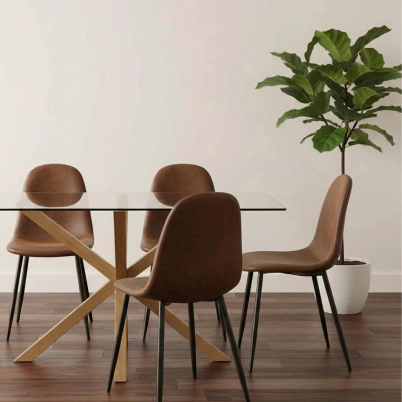 COMEDOR MESA RECTANGULAR GRETA 140X90 + 4 SILLAS ISIDORA - 3