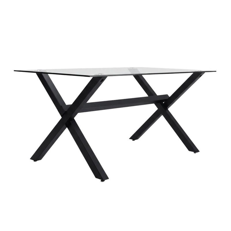 MESA RECTANGULAR XINIA 160X90 CM | METAL NEGRO - 2
