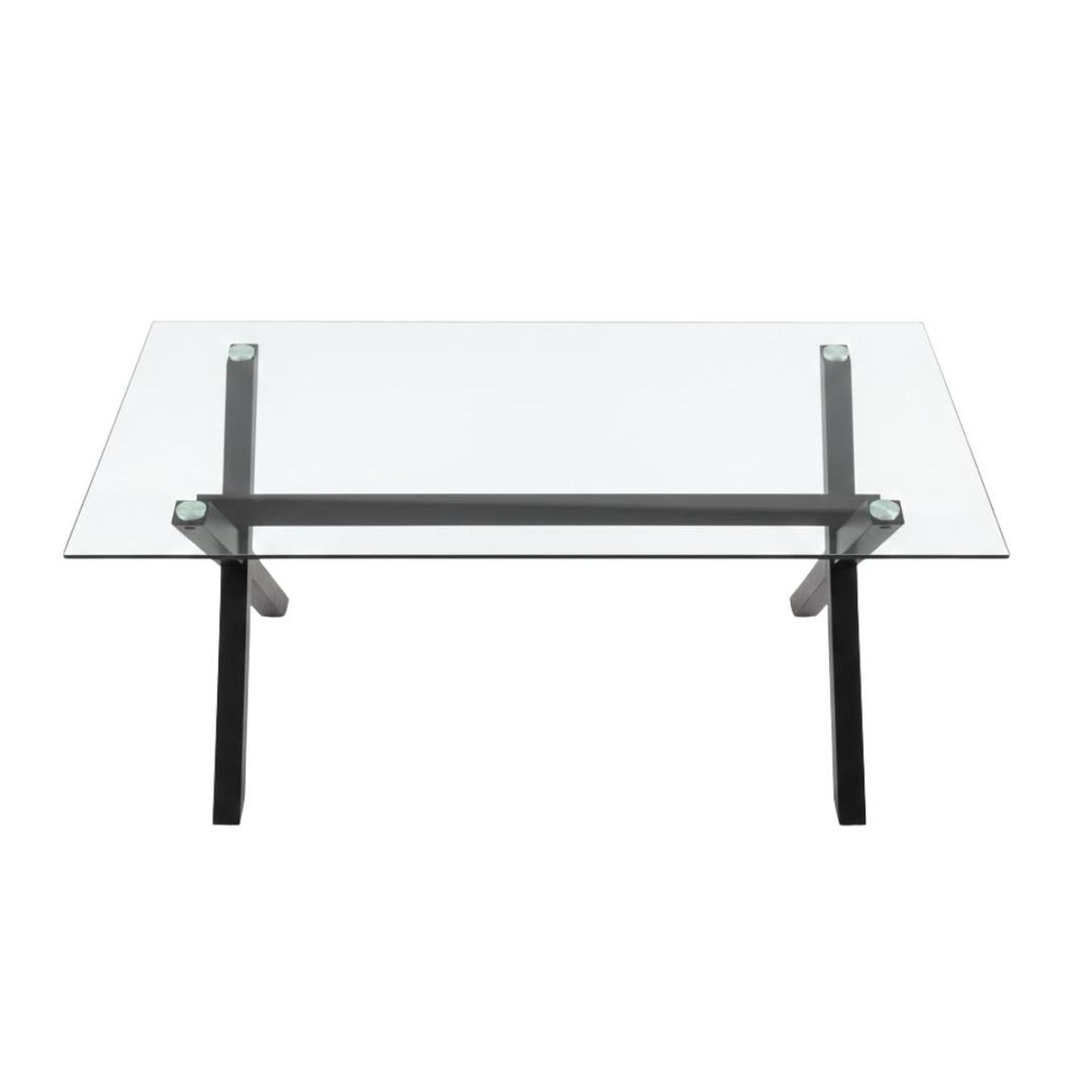 MESA RECTANGULAR XINIA 160X90 CM | METAL NEGRO - 3