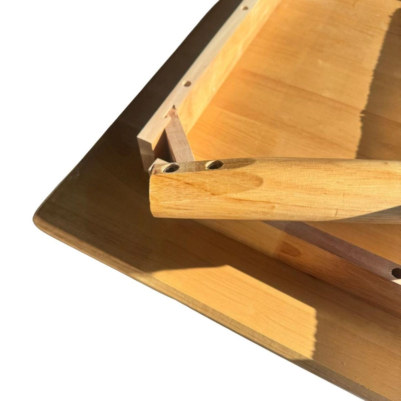 MESA RECTANGULAR COSMO 160X80 CM | MADERA NATURAL - 2