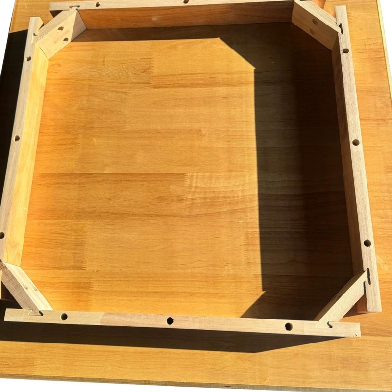 MESA RECTANGULAR COSMO 160X80 CM | MADERA NATURAL - 5