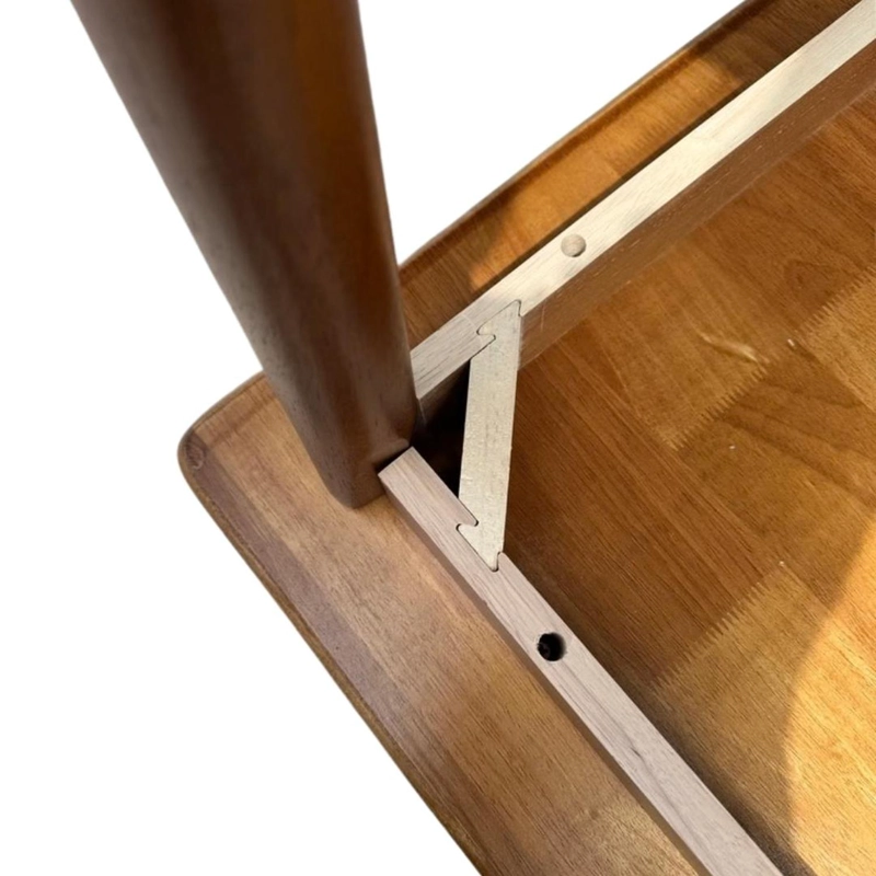 MESA CUADRADA COSMO 70X70 CM | MADERA OSCURA - 3